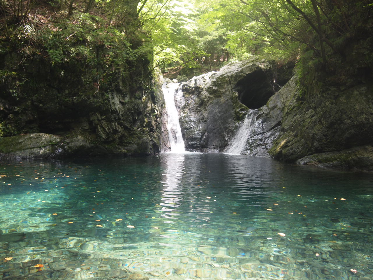 　神童子釜滝